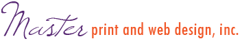 Master Print & Web Design Logo