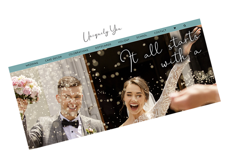 Website Example Uniquely You Collection